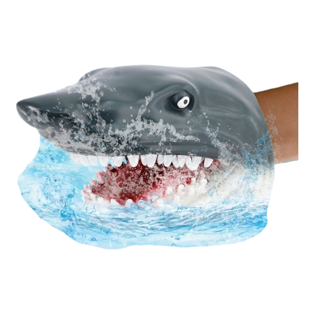 Gray Shark Action Figure with Realistic Detailing Water Toy NWT